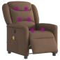 Preview: Massagesessel Elektrisch Braun Stoff