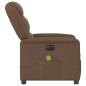 Preview: Massagesessel Elektrisch Braun Stoff