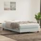 Preview: ARDEBO.de - Boxspringbett ohne Matratze Hellgrau 120x220 cm Samt