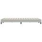 Preview: Boxspringbett ohne Matratze Hellgrau 120x220 cm Samt