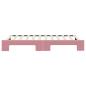 Preview: Tagesbett Ausziehbar Rosa 100x200 cm Samt