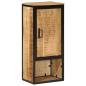Preview: ARDEBO.de - Badschrank 40x27x90 cm Massivholz Mango und Eisen