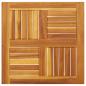 Preview: Tischplatte 60x60x2 cm Quadratisch Massivholz Akazie