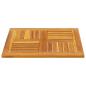 Preview: Tischplatte 60x60x2 cm Quadratisch Massivholz Akazie