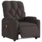 Preview: Massagesessel Elektrisch Dunkelbraun Stoff