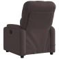 Preview: Massagesessel Elektrisch Dunkelbraun Stoff