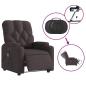 Preview: Massagesessel Elektrisch Dunkelbraun Stoff