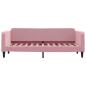 Preview: Tagesbett Ausziehbar Rosa 80x200 cm Samt