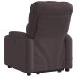 Preview: Massagesessel mit Aufstehhilfe Dunkelbraun Stoff