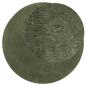 Preview: Rug HUARTE Green Ø 160 cm 100% Polyester Flach