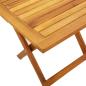 Preview: Klappst?hle, 2 St?ck mit Tisch, rotes Massivholz