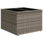 Preview: 9-tlg. Garten-Sofagarnitur mit Kissen Grau Poly Rattan