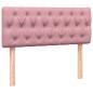 Preview: Boxspringbett mit Matratze Rosa 120x220 cm Samt