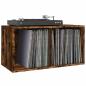 Preview: Schallplatten-Box Räuchereiche 71x34x36 cm Holzwerkstoff