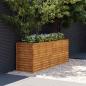 Preview: ARDEBO.de - Garten-Hochbeet 196 x 50 x 69 cm Cortenstahl