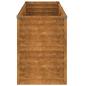 Preview: Garten-Hochbeet 196 x 50 x 69 cm Cortenstahl