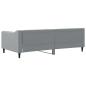 Preview: Tagesbett Hellgrau 100x190 cm Stoff
