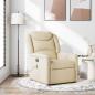 Preview: ARDEBO.de - Massagesessel Creme Stoff