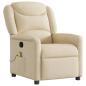 Preview: Massagesessel Creme Stoff