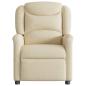 Preview: Massagesessel Creme Stoff