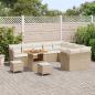 Preview: Gartensofa-set 12 Stk. 9-Sitzanzahl Beige und Creme Poly-Rattan