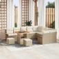 Preview: ARDEBO.de - Garten-Sofa-Set 12 stk. 11-Sitzanzahl Beige und Creme