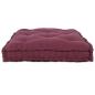 Preview: Pallet Sofa Kissen Kastanienbraun 120 x 80 x 12 cm Stoff