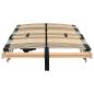 Preview: Bett-Lattenrost Braun 70 x 190 cm Massivholz Buche