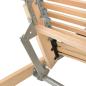 Preview: Bett-Lattenrost Braun 70 x 190 cm Massivholz Buche