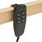Preview: Bett-Lattenrost Braun 70 x 190 cm Massivholz Buche