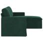 Preview: Sofa Dunkelgr?n 178 x 134 x 80 cm Samt