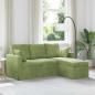 Preview: ARDEBO.de - Sofa Hellgrün 178 x 134 x 80 cm Samt