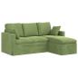 Preview: Sofa Hellgrün 178 x 134 x 80 cm Samt
