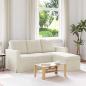Preview: ARDEBO.de - Sofa Creme 178 x 134 x 80 cm Samt