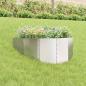 Preview: ARDEBO.de - Raseneinfassung 100 x 45 cm Stahl Silber