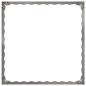 Preview: Raseneinfassung 60 x 60 x 20 cm Stahl Silber