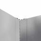 Preview: Raseneinfassung 60 x 60 x 20 cm Stahl Silber
