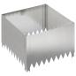Preview: Raseneinfassung 60 x 60 x 35 cm Stahl Silber