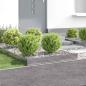 Preview: ARDEBO.de - Raseneinfassung 4 stk. 100 x 100 x 20 cm Stahl Silber