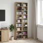 Preview: ARDEBO.de - CD Regal Sonoma-Eiche 65 x 23,5 x 175 cm Holzwerkstoff