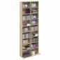 Preview: CD Regal Sonoma-Eiche 65 x 23,5 x 175 cm Holzwerkstoff