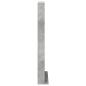 Preview: CD Regal Betongrau 65 x 23,5 x 175 cm Holzwerkstoff
