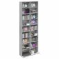 Preview: CD Regal Sonoma-Grau 65 x 23,5 x 175 cm Holzwerkstoff