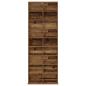 Preview: CD Regal Eichenholz 65 x 23,5 x 175 cm Holzwerkstoff