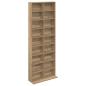 Preview: CD Regal Artisan-Eiche 65 x 23,5 x 175 cm Holzwerkstoff