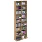 Preview: CD Regal Artisan-Eiche 65 x 23,5 x 175 cm Holzwerkstoff