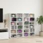 Preview: ARDEBO.de - CD Regal 2 Stk. Wei? 60 x 17 x 92 cm Holzwerkstoff