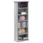 Preview: CD Regal Sonoma-Grau 60 x 17 x 92 cm Holzwerkstoff