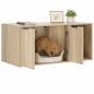 Preview: Katzenkiste Möbel Sonoma-Eiche 100 x 49 x 45 cm Holzwerkstoff
