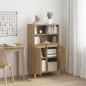 Preview: Highboard Artisan-Eiche 60 x 36 x 110 cm Holzwerkstoff